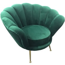 Manhattan Shell Velvet Armchair